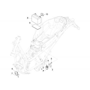 Akumulator Piaggio Beverly 300 IE ABS E4 2016 - 2020 (EMEA) 