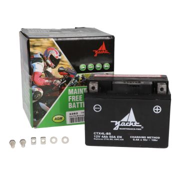 BATTERY CTX 4L-BS (YTX 4L-BS) 113x70x88 dodatkowa pojemność