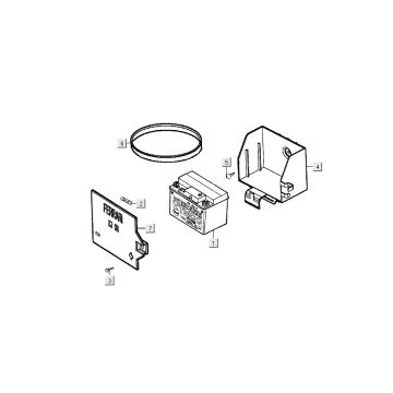 Akumulator Kymco Filly 4-suwowy srebrny
