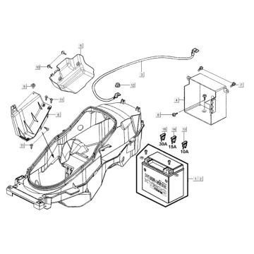 Bateria Kymco Myroad 700i