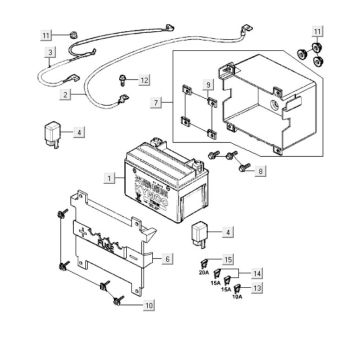 Bateria Kymco New Dink 200i
