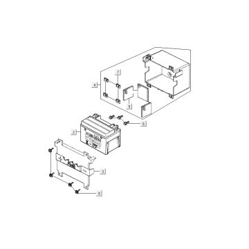 Bateria Kymco New Dink 4-suwowy ciemnoszary