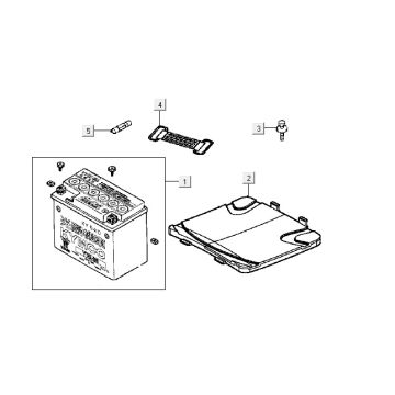 Akumulator Kymco Yup 2t ac srebrny
