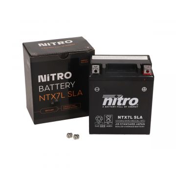 NTX7L SLA akumulator (YTX7L-BS) Sterowanie daszkiem nitro