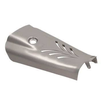 Yamaha Aerox Optical Parts srebrna klapka baterii