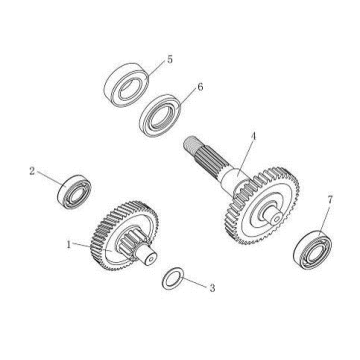 Oś tylna AGM Venom biała