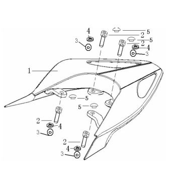 Bagażnik tylny Generic Roc czerwony 2010 2-suwowy