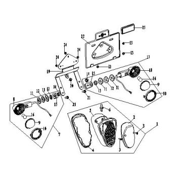 Lampa tylna Fosti Veneri