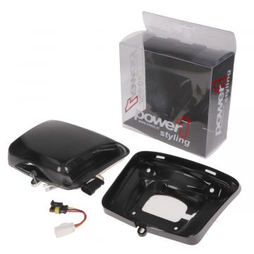 Lampa tylna LED TUBE Power1 Vespa Gts błyszcząca czarna Edge Smoke > 2018 (bez kierunkowskazów)
