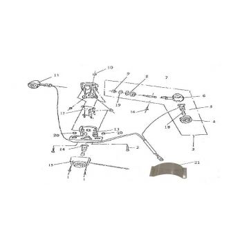 Lampka tylna Turbo RG50 125cc