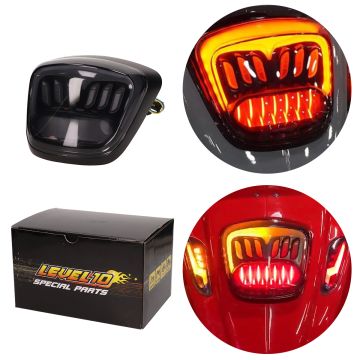 Vespa Sprint/Primavera Lampa LED Tube z kółkiem (czarna matowa) Level 10