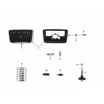 Światło tylne Zundapp GTS 50 529-024 do 029