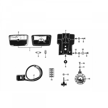 Zundapp KS 50 530-010 chłodzone wodą tylne światło