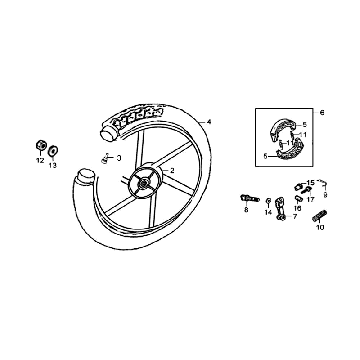 Model Sym Orbit (BU289) Niebieskie 