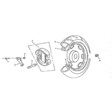 Koło tylne Pronto Amaro 125cc