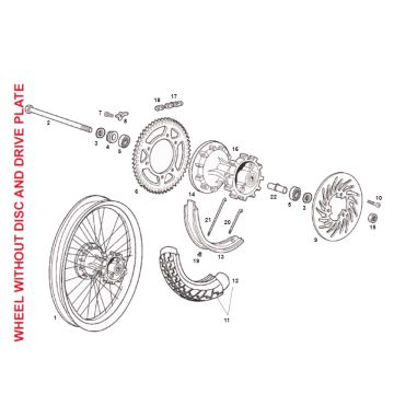 Koło tylne SENDA SM DRD 2006