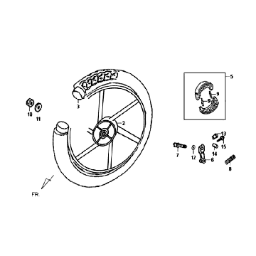 Sym Fiddle II (BK-7C) stal o dużej wytrzymałości
