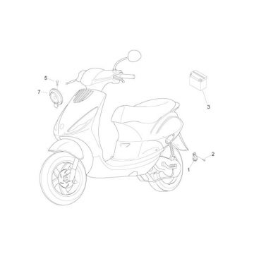 Bateria Piaggio Zip 2000 2-suwowy AC