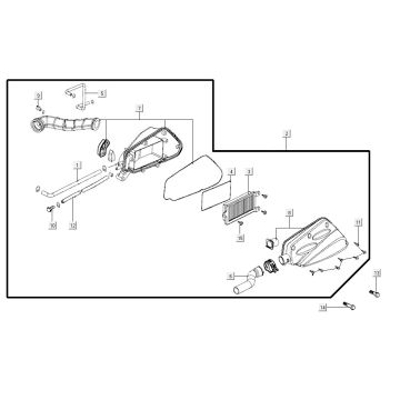 Air cleaner Kymco Super8 R E5