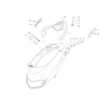 Bagażnik Piaggio Liberty 2-suwowy