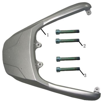 Bagażnik China Touring czarny