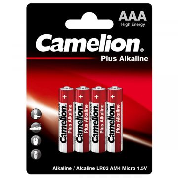 Akumulator 1,5 V AAA Camelion Plus Alkaliczne (4 szt.)