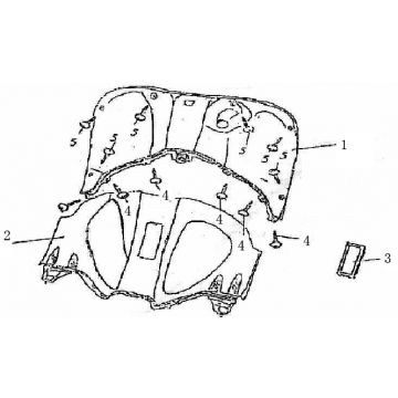 Legshield Iva Roma ciemnoniebieski