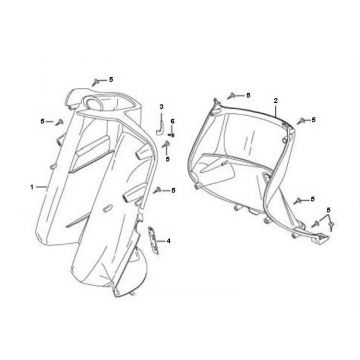 Osłona na nogi Peugeot V-Clic 4-suwowa