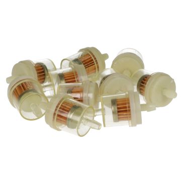 Filtr benzyny uniwersalny wąż 6mm okrągły Gy6 (10 sztuk)