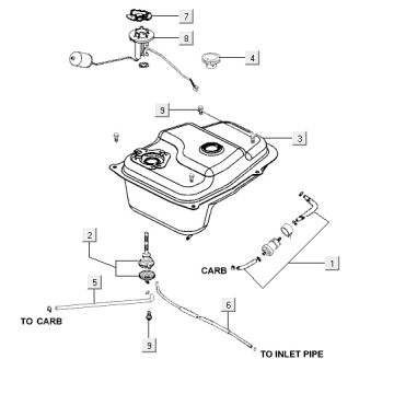 zbiornik gazu AGILITY CITY 16 4T 150