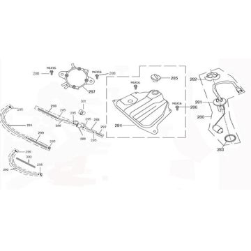 Zbiornik gazu China Joy biały