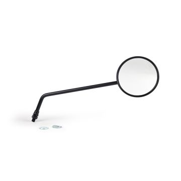 Spiegel BGM PRO,diameter=105mm Vespa V50,50N,PV125,ET3,Rally,Sprint,PX,Super,TS125,GT125,GTR125,GL150,SS180 zwart,rechts