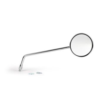 Spiegel BGM PRO,diameter=105mm Vespa V50,50N,PV125,ET3,Rally,Sprint,PX,Super,TS125,GT125,GTR125,GL150,SS180 chroom,rechts