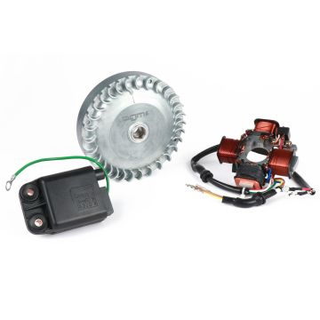 Ontstekingsset BGM PRO 12V Touring V2 (1300g) Elektronische ontsteking Vespa Ciao,SI te gebruiken met carter Polini of Malossi (Speed ​​Engine)