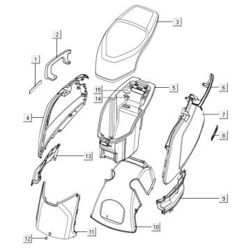Osłona tylna Niu czarna matowa N1S