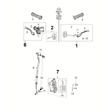 Braking system Peugeot Speedfight 4 50i E5
