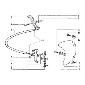 Korek paliwa Gilera Runner 180cc FXR 2-suwowy