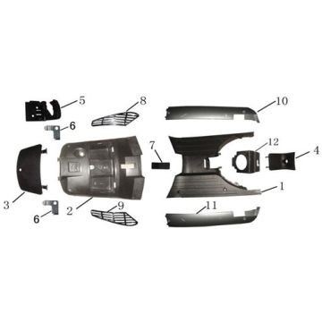 BTC Bellagio (12 cali) 18 czarny