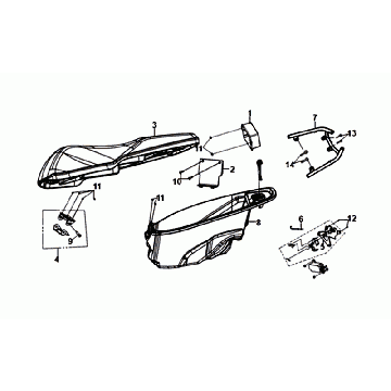 BUDDTSEAT - KASK POJEMNIK - CARRIER Sym Orbit III Czarny