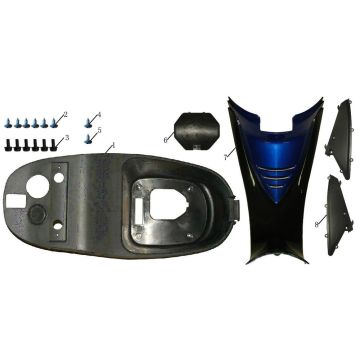 Buddybak Chiny Touring niebieski