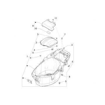 Taca Buddy Piaggo Zip 4-suwowy (wtrysk euro4 IGET)