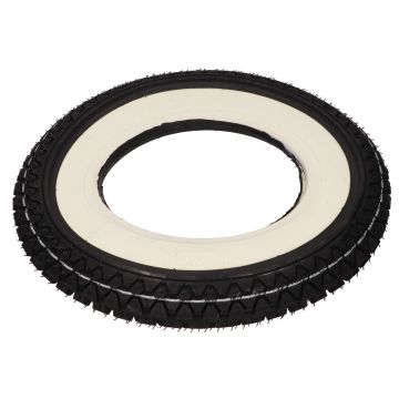 Opona 3.50-10 Kenda K333 4PR whitewall TT 51J
