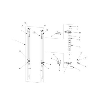 Widelec przedni Bye-Bike