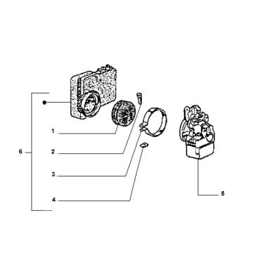 Filtr powietrza gaźnika Vespa Ciao 2-suwowy