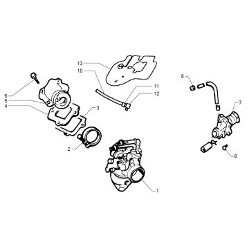 Pompa oleju gaźnika Moto Martin Tir 45km 10 cali 2-suwowy