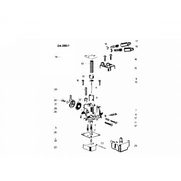 Gaźnik Bing 15MM Zundapp GTS 50 529-026, 028, 029