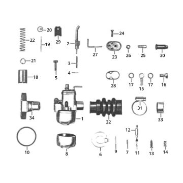 Silnik gazowy Zundapp C50 Sport 517-21LA