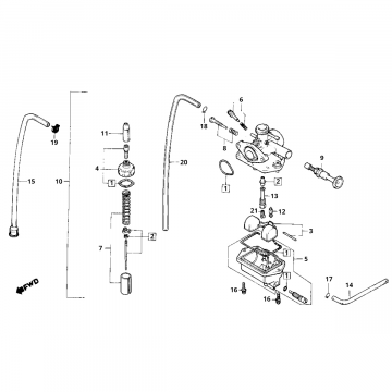 Silnik Honda MB/MT/MTX 50