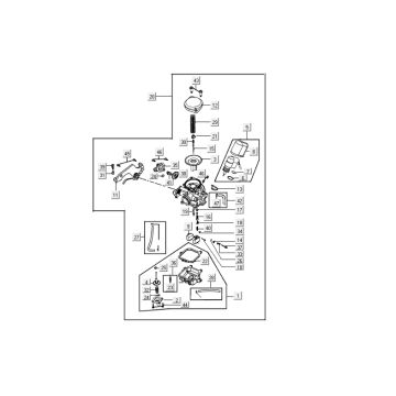 gaźnik Kymco Agility RS 4-suwowy biały 11