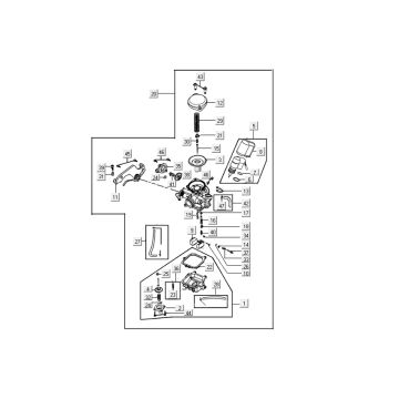 Gaźnik Kymco Like 4-suwowy